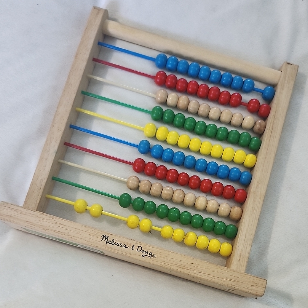 Melissa & Doug Colorful Wooden Abacus